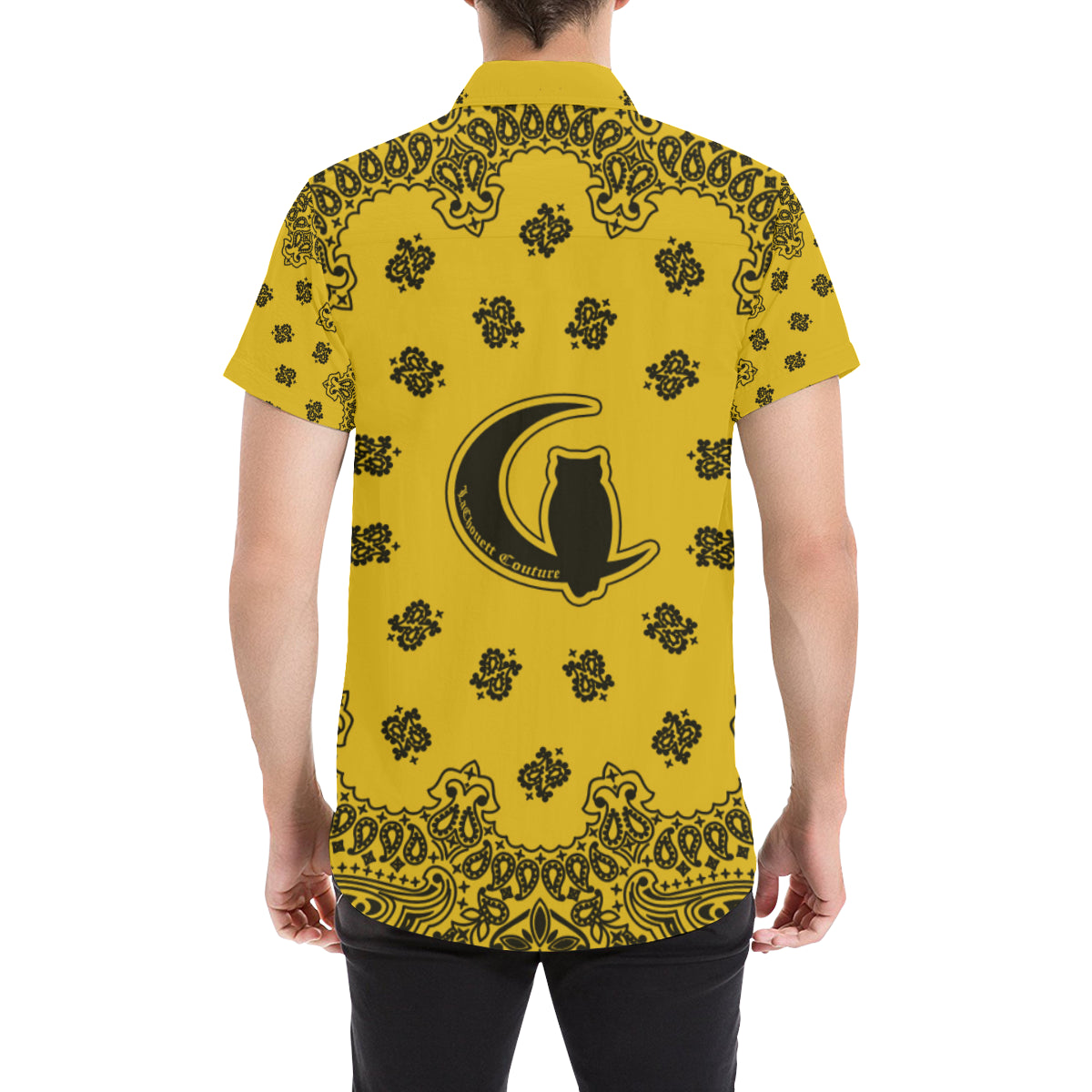 BANDANA LK Men's All Over Print Short Sleeve Shirt