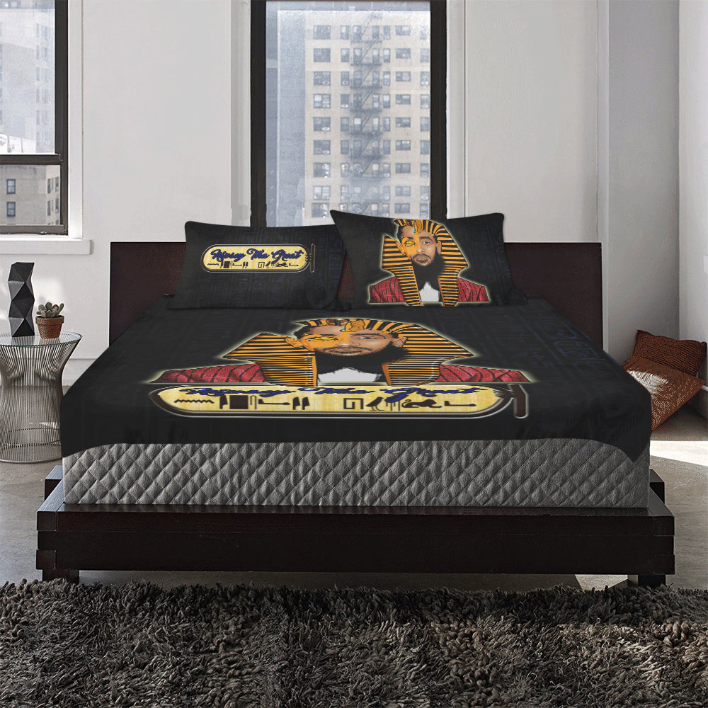 NIPSEY THA GREAT PHAROAH 3-Piece Bedding Set