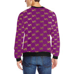 EXCELLENCE PRPLGLD Men's Rib Cuff Crew Neck Sweatshirt