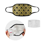 WEEDY GOLD Mouth Mask in One Piece (2 Filters Included)
