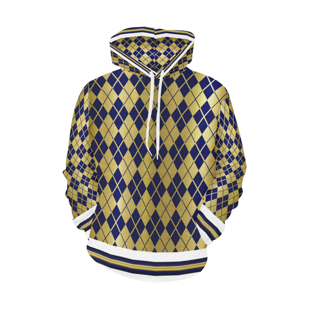 ARLEQUIN BLUE All Over Print Hoodie for Men