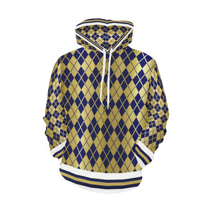 ARLEQUIN BLUE All Over Print Hoodie for Men