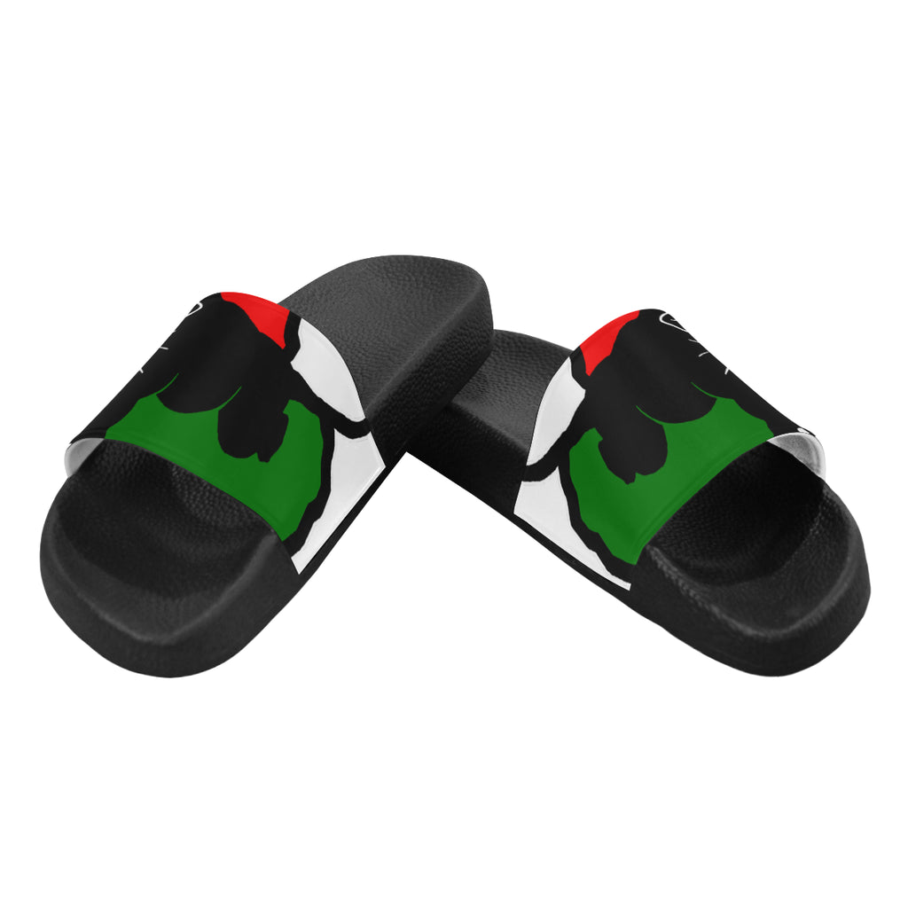 BLACC PANTHER RBG WHT Women's Slide Sandals