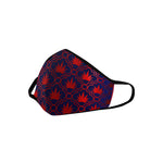 WEEDY RED Mouth Mask in One Piece (2 Filters Included)