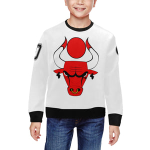 HATHOR BULLS All Over Print Crewneck Sweatshirt for Kids