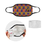 KENTE Mouth Mask in One Piece (2 Filters Included)