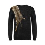 OLD KMT PRIEST Women's Rib Cuff Crew Neck Sweatshirt (Model H34)