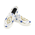BLUE ROSES LCC1 Men's Unusual Slip-on Canvas Shoes