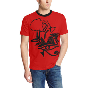 ANUBIS AND HERU RED Men's All Over Print T-Shirt