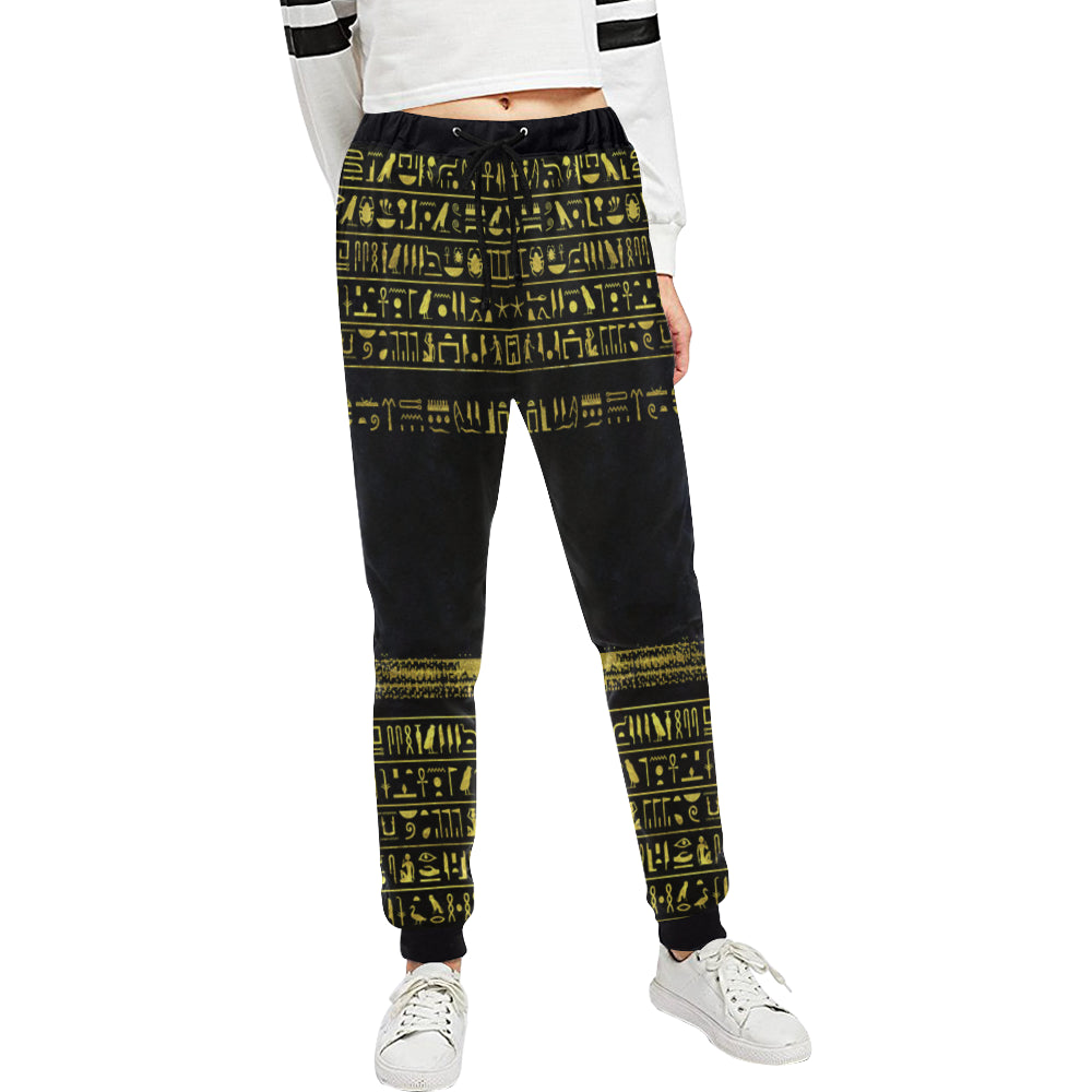 HIEROGLYPH DELUXE Women's All Over Print Sweatpants (Model L11)