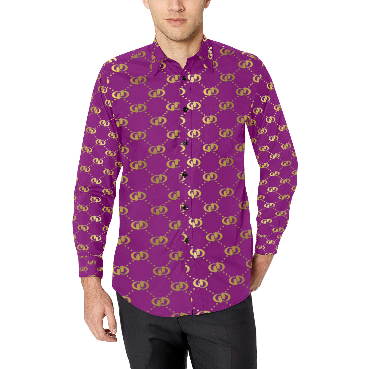 EXCELLENCE Men's Casual Dress Shirt