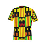 KENTE RASTA Men's All Over Print T-Shirt