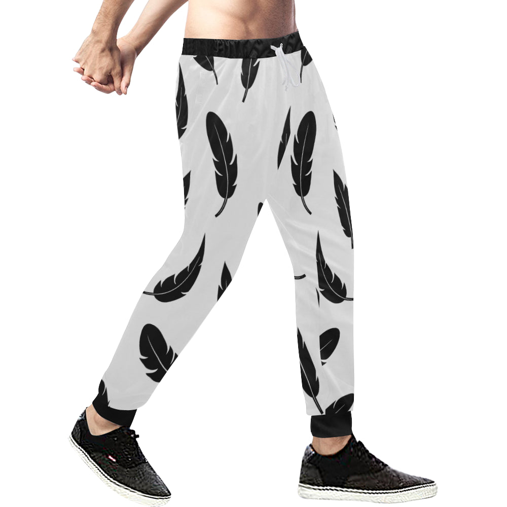 FEATHER WYTE Men's All Over Print Sweatpants (Model L11)