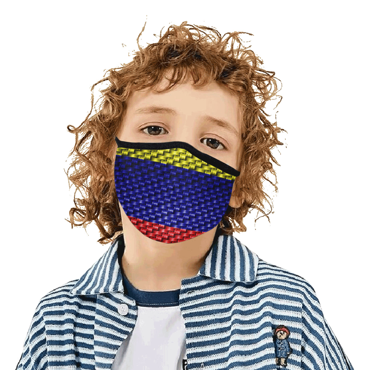CONGO FLAG Mouth Mask in One Piece (2 Filters Included)