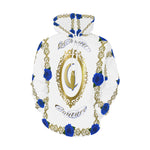 BLUE ROSES BOSS All Over Print Hoodie for Men