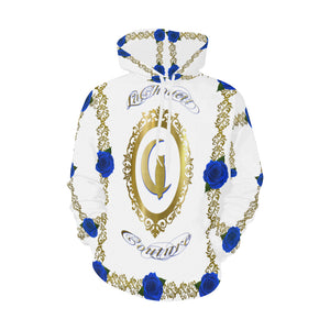 BLUE ROSES BOSS All Over Print Hoodie for Men