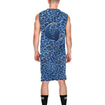 BLUE TIGER CROCO SKIN Basketball Uniform