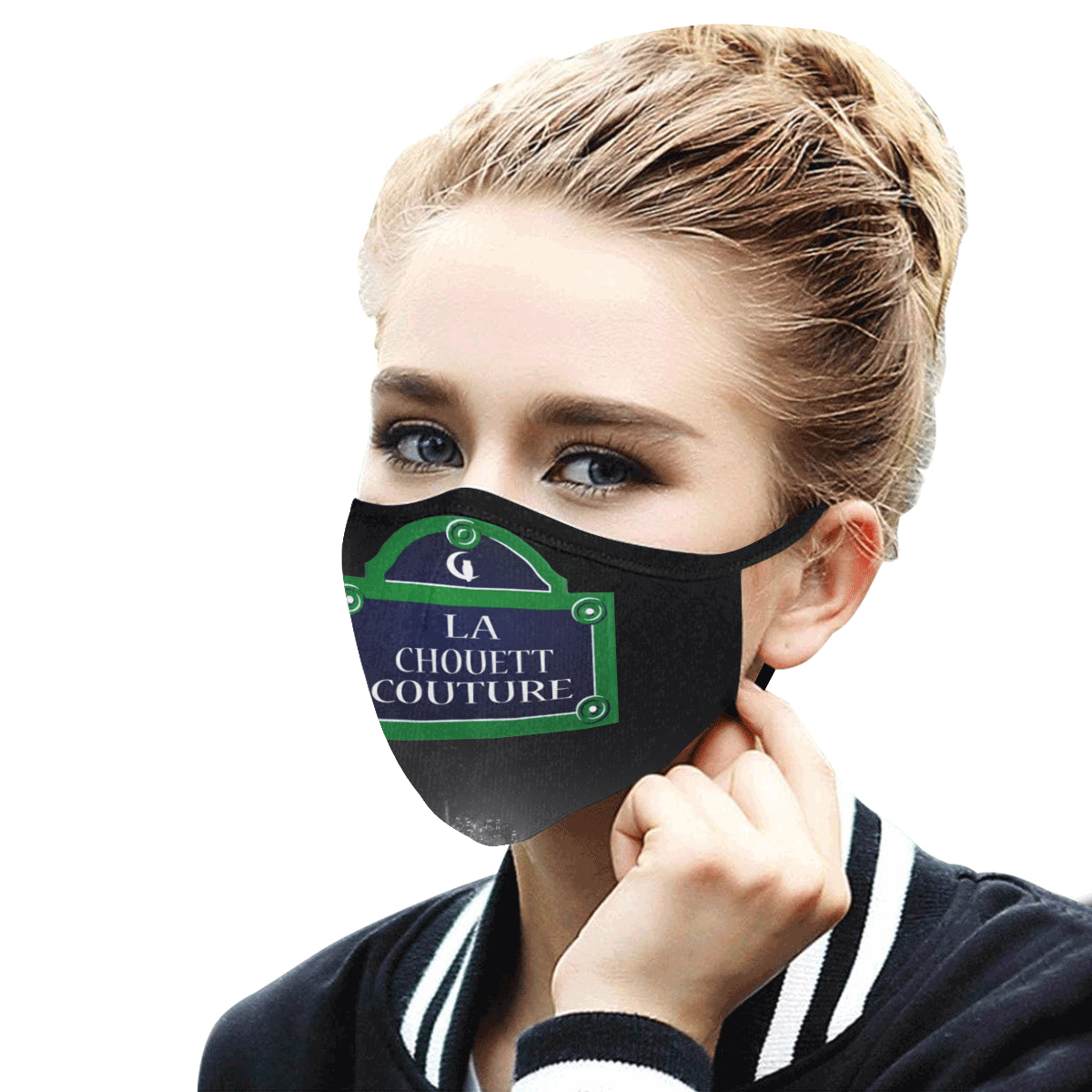 RUE DE PARIS 1 Mouth Mask in One Piece (2 Filters Included)
