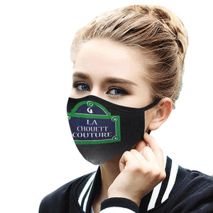 RUE DE PARIS 1 Mouth Mask in One Piece (2 Filters Included)