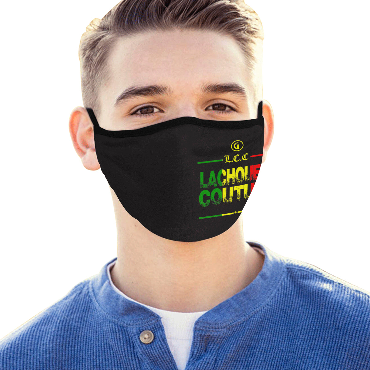 LCC RASTA GRUNDGE Mouth Mask (2 Filters Included) (Non-medical Products)