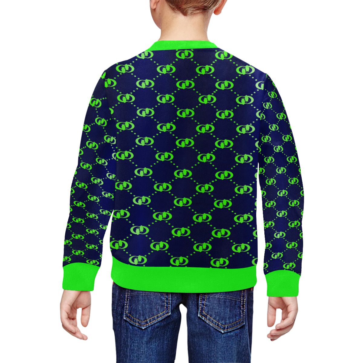 EXCELLANCE SKNK All Over Print Crewneck Sweatshirt for Kids (Model H29)