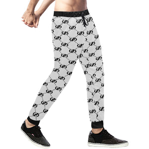 EXCELLENCE BLCWHT Men's All Over Print Sweatpants