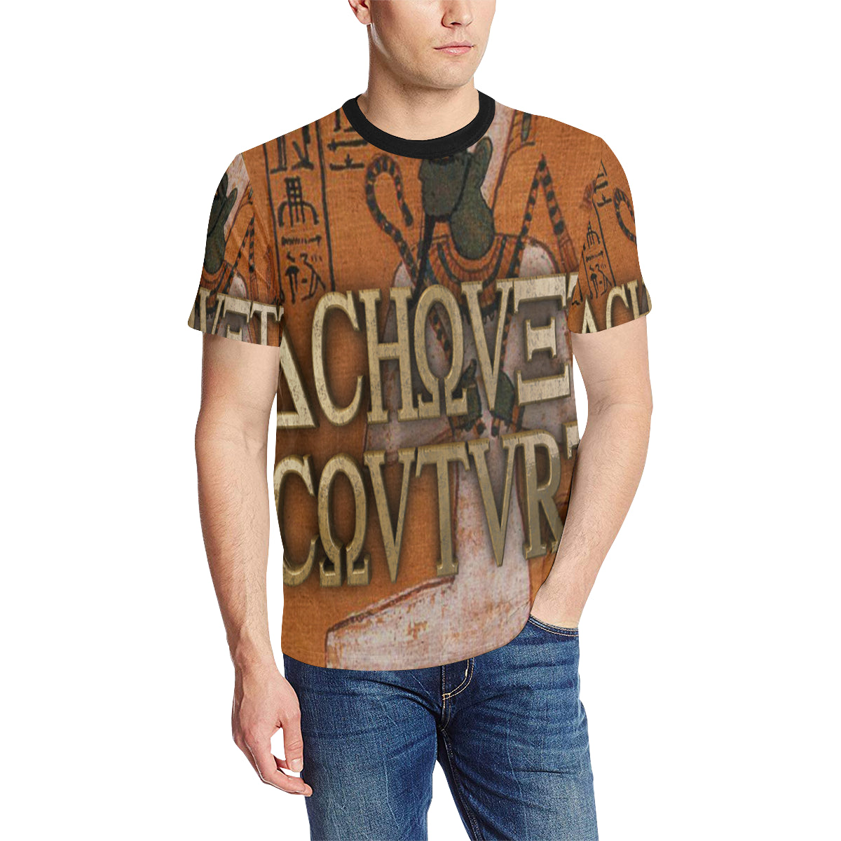AUSAR Men's All Over Print T-Shirt