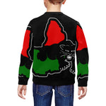 BLACK PANTHER RBG All Over Print Crewneck Sweatshirt for Kids