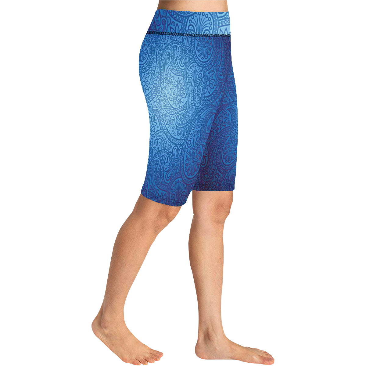 LUXURY Cs'UP All Over Print Knee Length Leggings (Model L27)