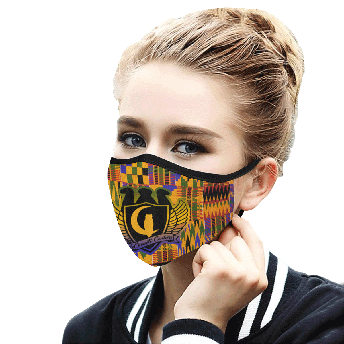 KENTE OG Mouth Mask in One Piece (2 Filters Included)