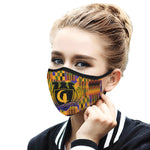 KENTE OG Mouth Mask in One Piece (2 Filters Included)