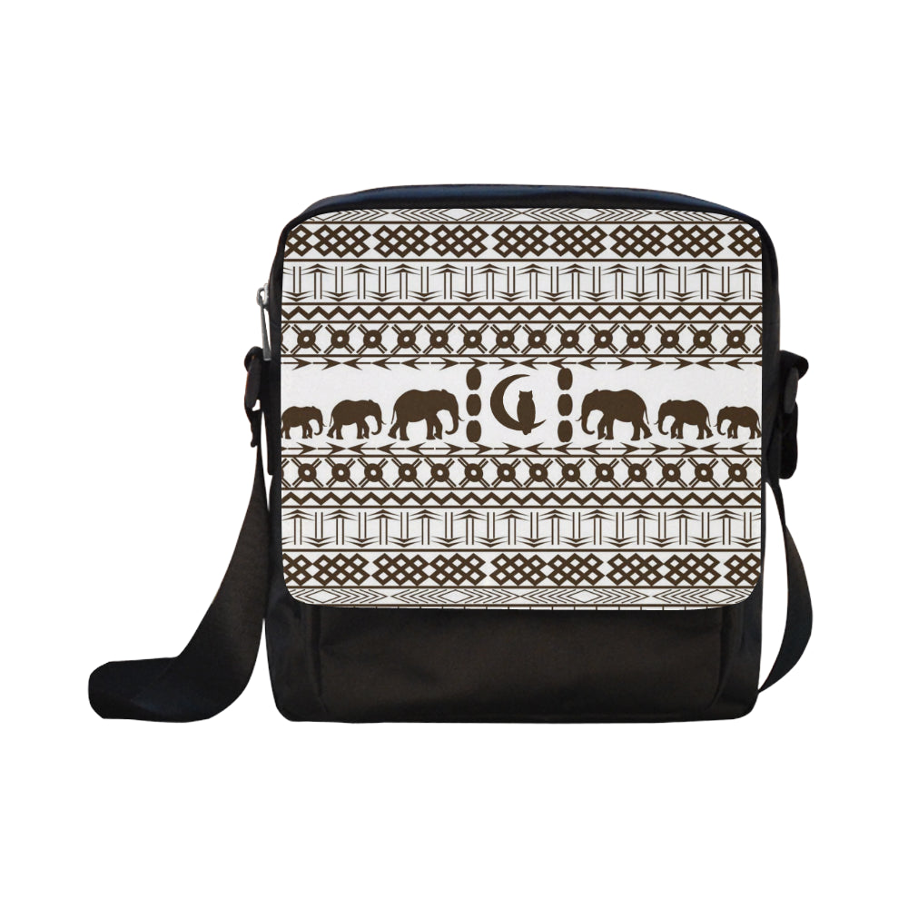 ELEPHANT ORNEMENT Crossbody Nylon Bags (Model 1633)
