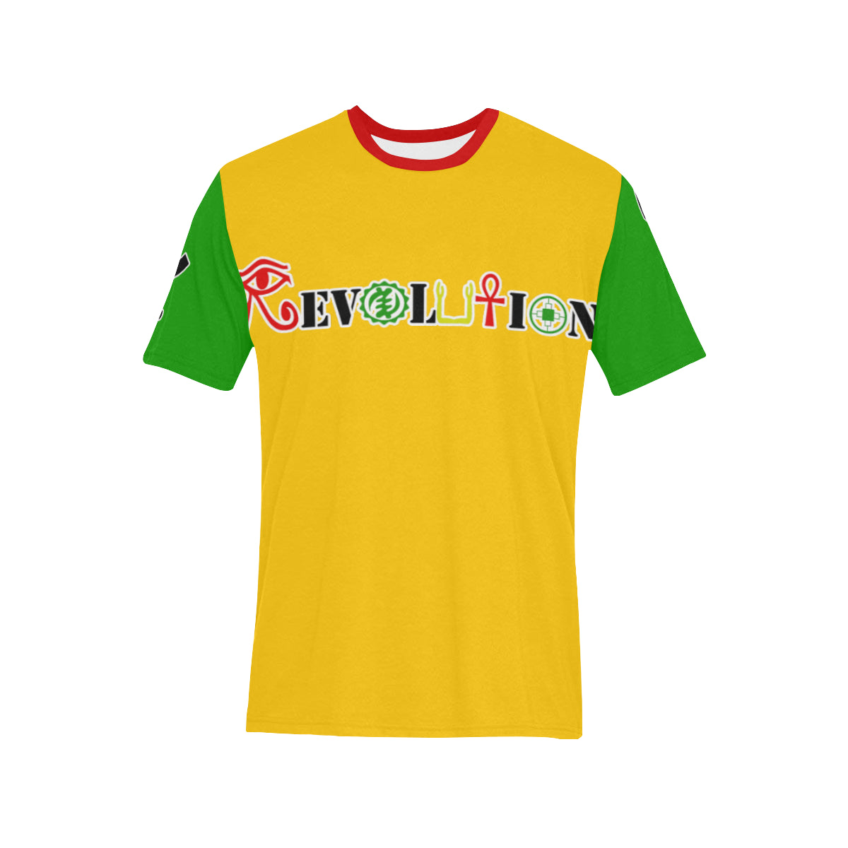 REVOLUTION RGG Men's All Over Print T-Shirt (Solid Color Neck) (Model T63)