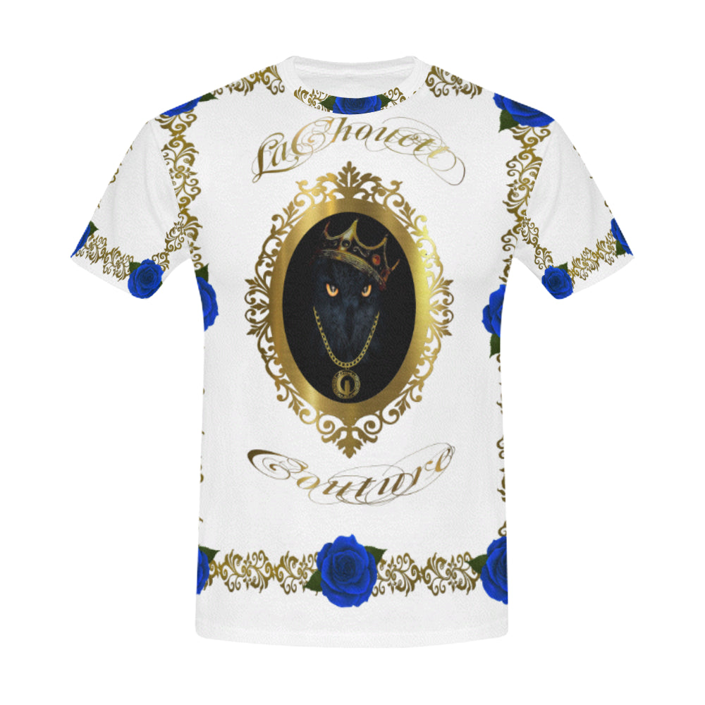 BLUE ROSES OWL All Over Print T-Shirt for Men