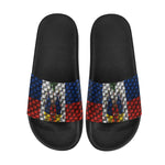 HAITI FLAG Men's Slide Sandals (Model 057)