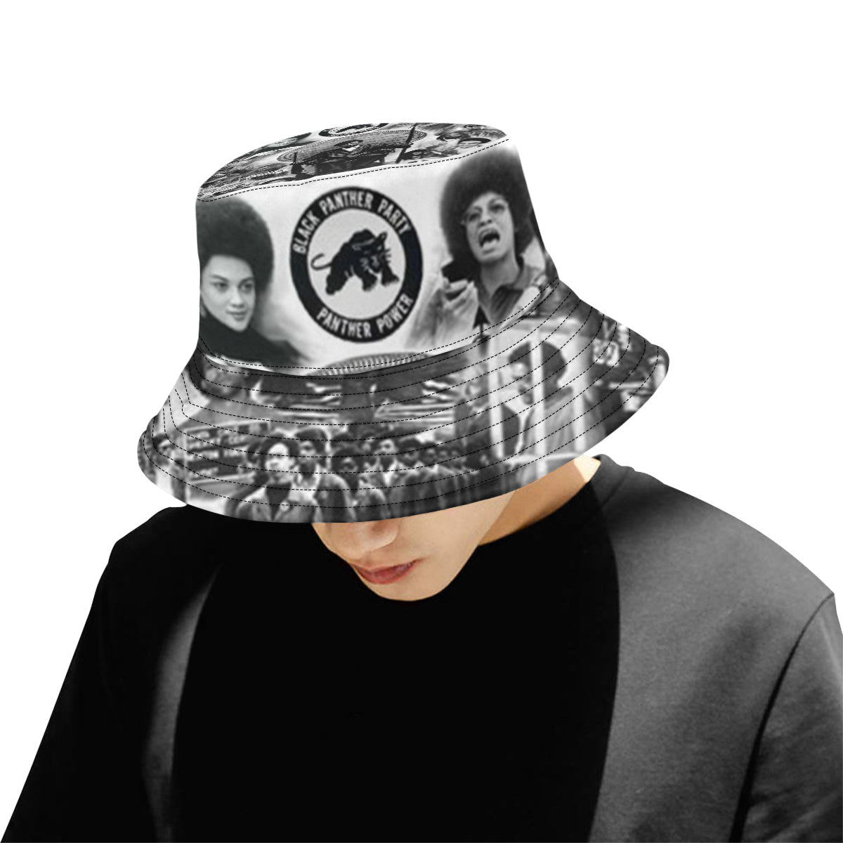 BLACK PANTHER PARTY All Over Print Bucket Hat for Men