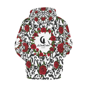 RED ROSES All Over Print Hoodie for Men