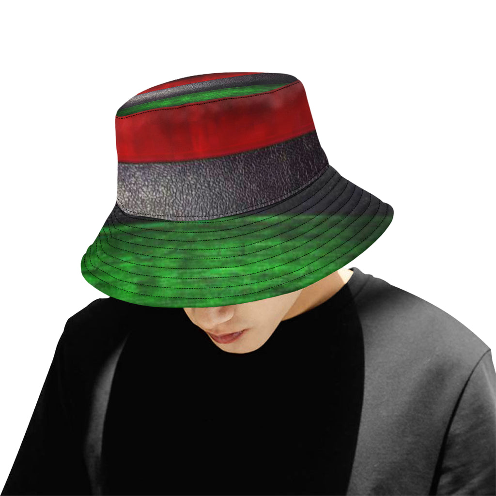 RBG GRUNGE All Over Print Bucket Hat for Men