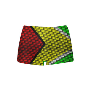 GUYANA FLAG Women's All Over Print Boyshort Panties (Model L31)