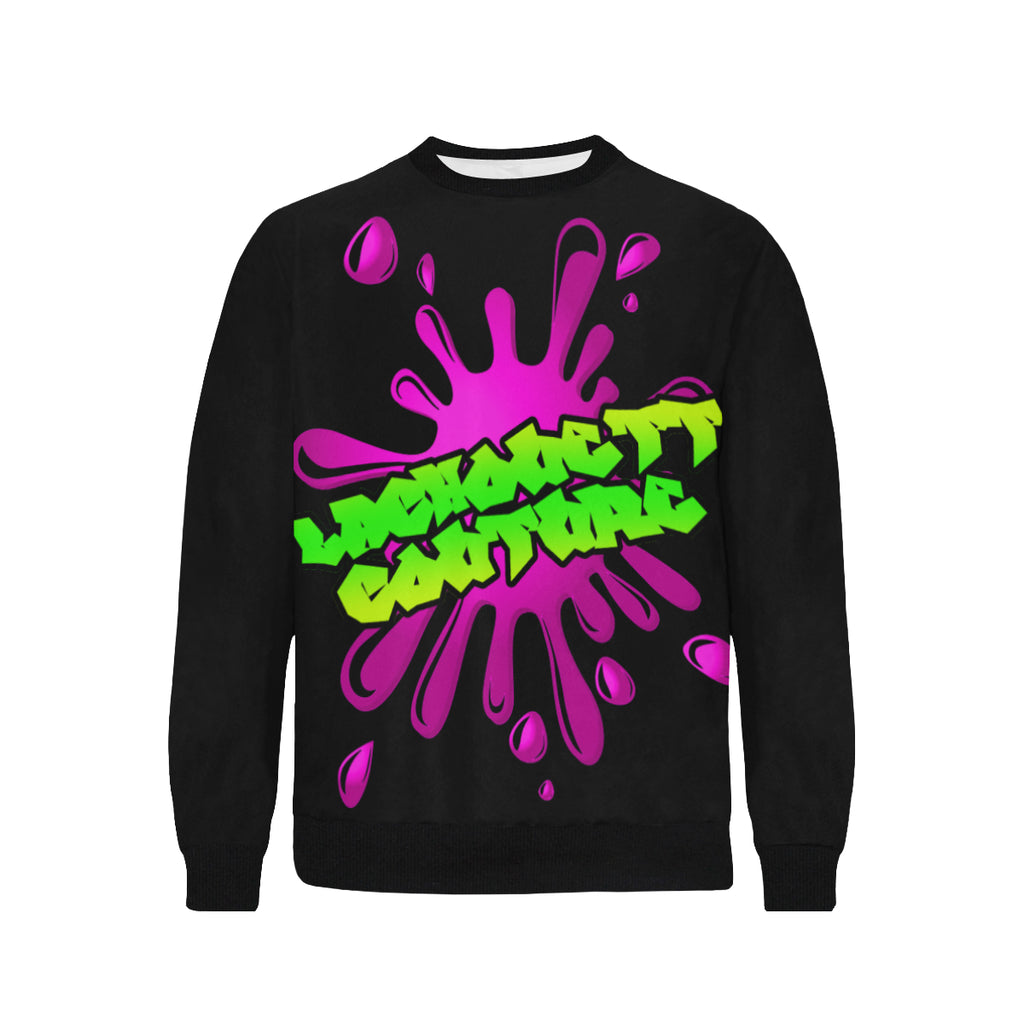 SPLASH OUT BLC Men's Rib Cuff Crew Neck Sweatshirt