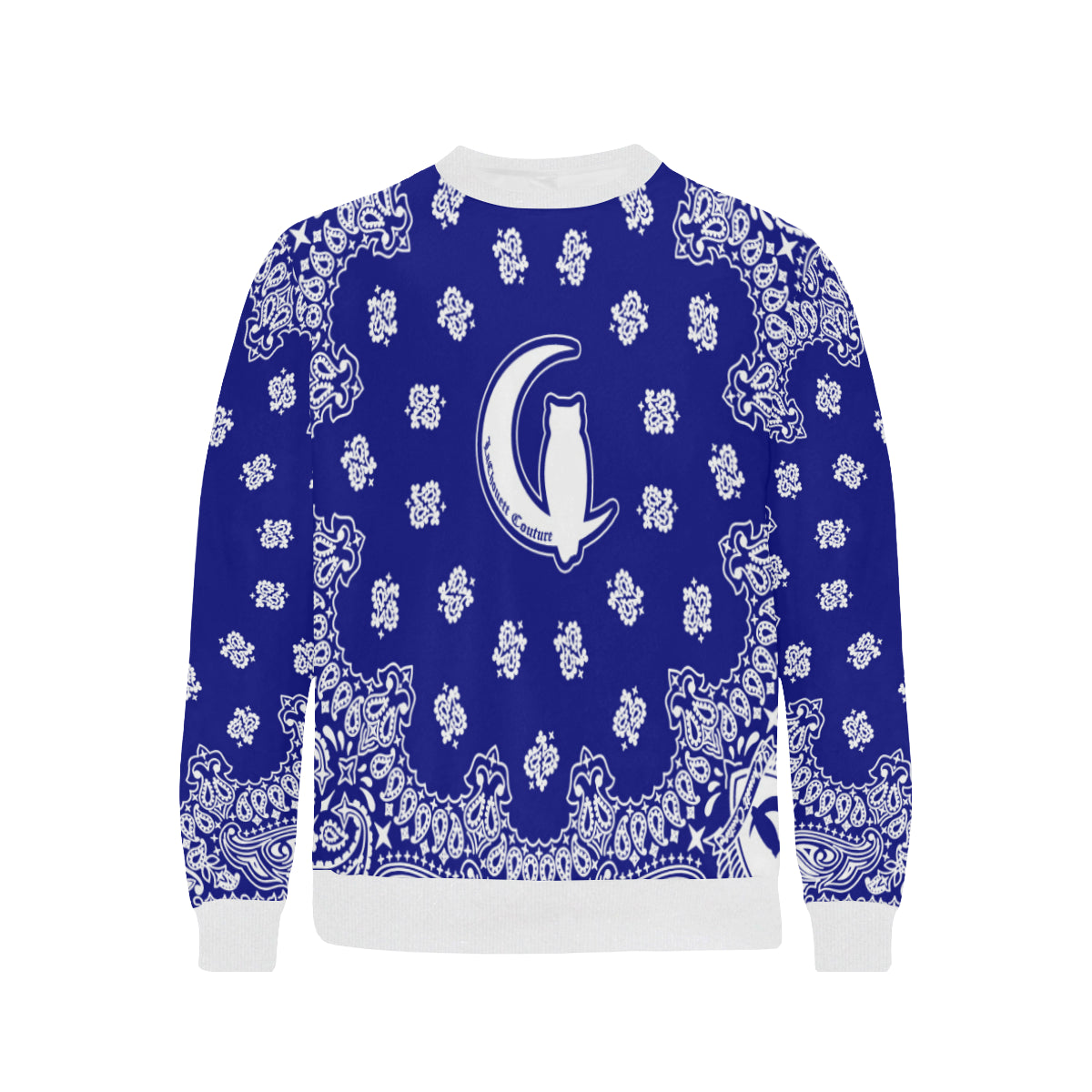 BANDANA Cs'UP Men's Rib Cuff Crew Neck Sweatshirt