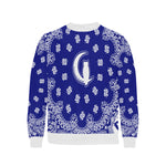 BANDANA Cs'UP Men's Rib Cuff Crew Neck Sweatshirt