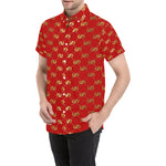 EXCELLENCE RDGLD Men's All Over Print Short Sleeve Shirt