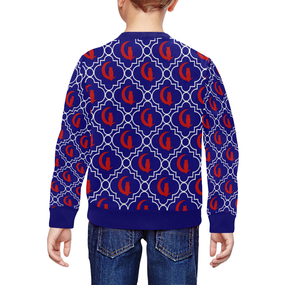 ELEGANCE BLR All Over Print Crewneck Sweatshirt for Kids (Model H29)