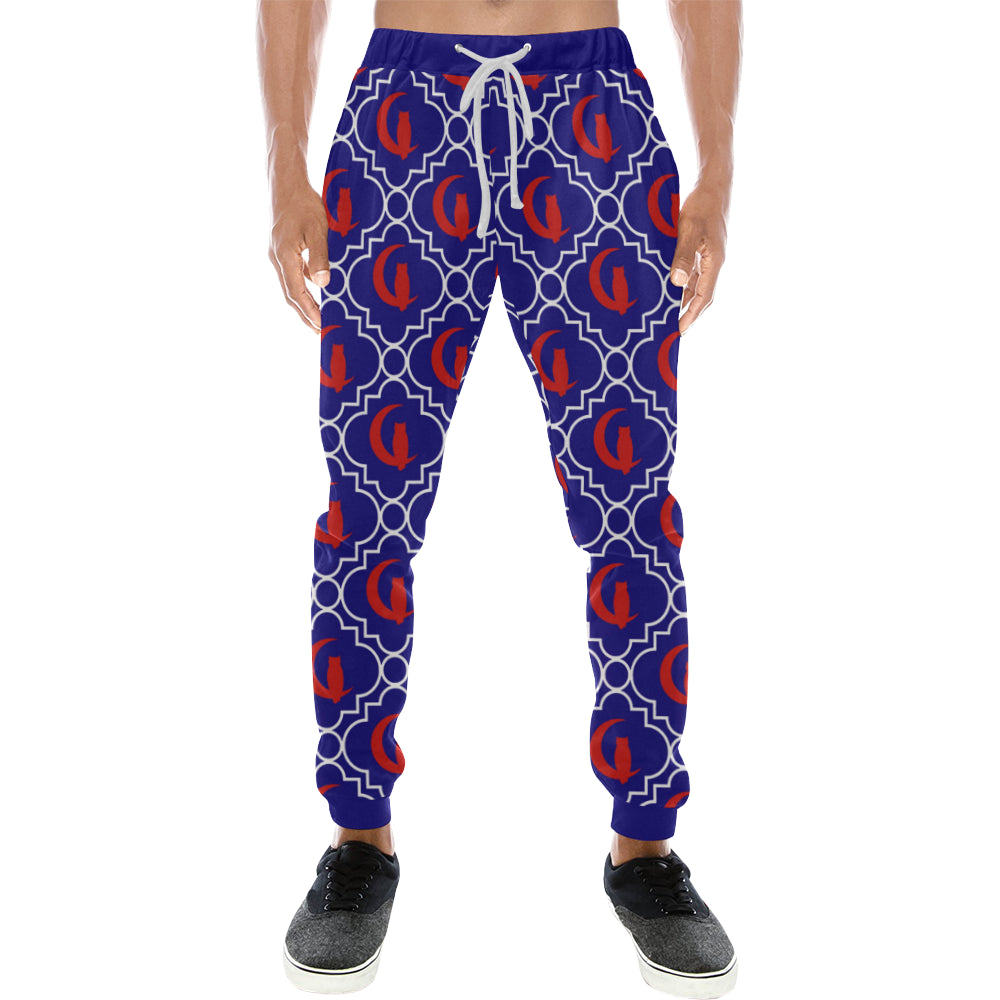 ELEGANCE BLR Men's All Over Print Sweatpants (Model L11)