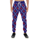 ELEGANCE BLR Men's All Over Print Sweatpants (Model L11)