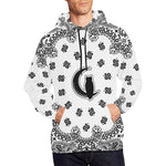 BANDANA WHT All Over Print Hoodie for Men