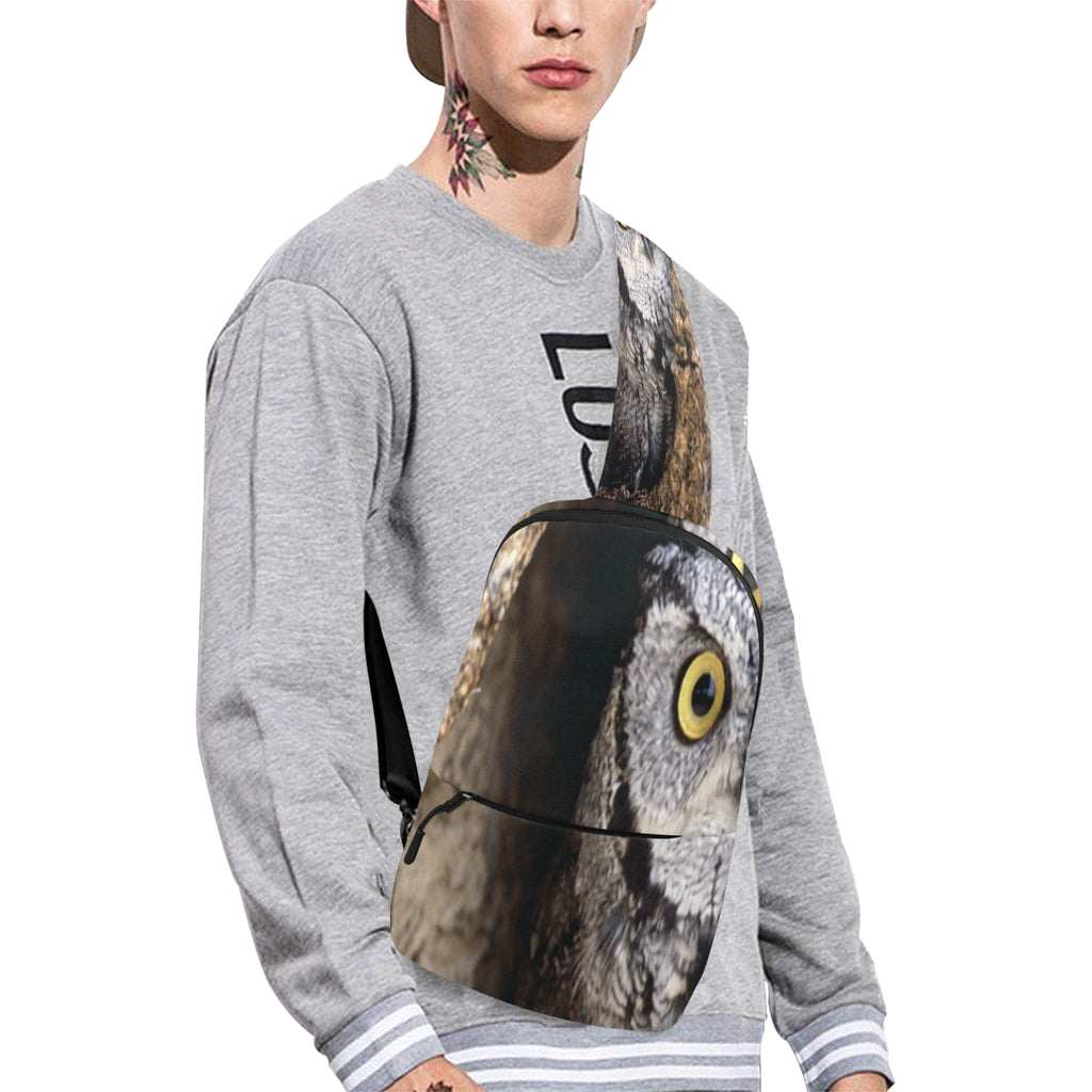 OWL IN HOLE Chest Bag (Model 1678)