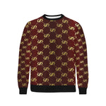 EXCELLENCE BRDXGLD Men's Rib Cuff Crew Neck Sweatshirt