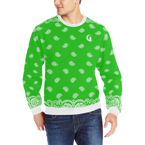 BANDANA FULLY Men's Rib Cuff Crew Neck Sweatshirt